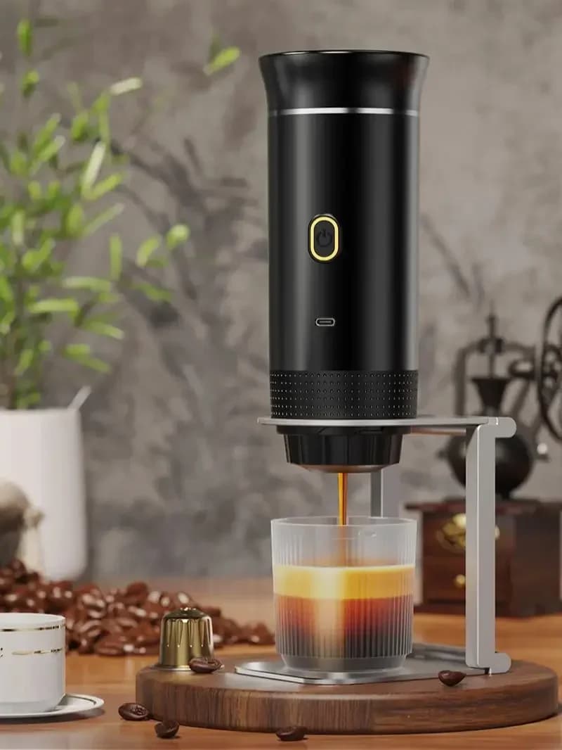 Pārnēsājama 3-in-1 espresso kafijas mašīna